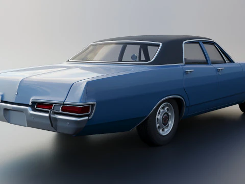 Dodge Polara Sedan 1969 3D Print Model