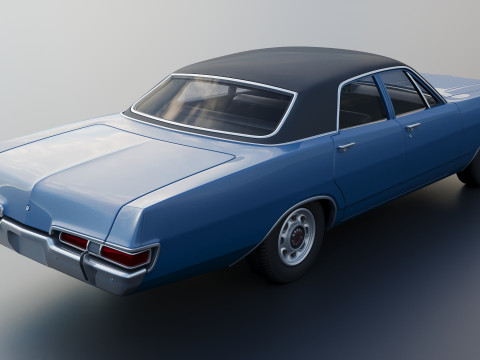 Dodge Polara Sedan 1969 3D Принт Модель