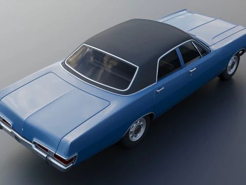 Dodge Polara Sedan 1969 3D Print Model