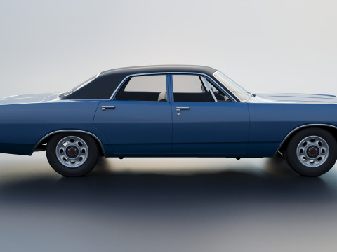 Dodge Polara Sedan 1969 3D Принт Модель