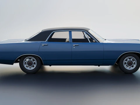 Dodge Polara Sedan 1969 3D Print Model