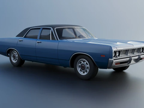 Dodge Polara Sedan 1969 3D Print Model