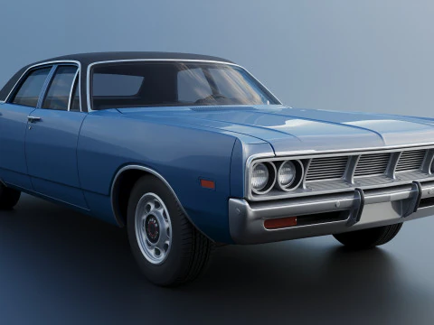 Dodge Polara Sedan 1969 3D Print Model