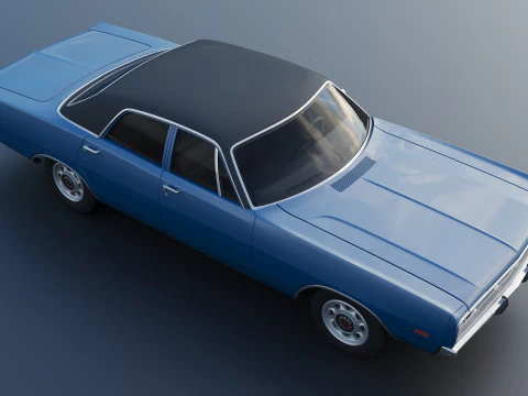 Dodge Polara Sedan 1969 3D Print Model