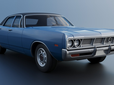 Dodge Polara Sedan 1969 3D Принт Модель