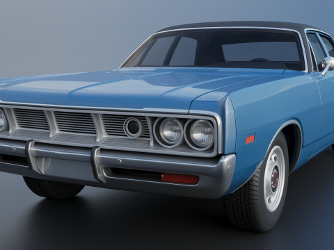 Dodge Polara Sedan 1969 3D Принт Модель