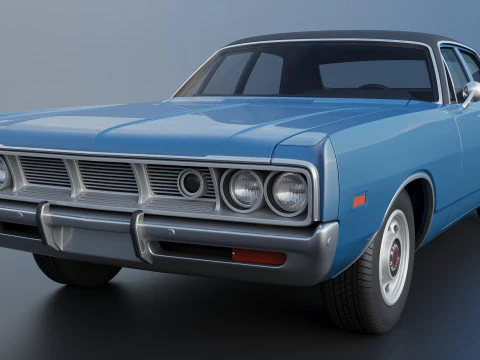 Dodge Polara Sedan 1969 3D Print Model