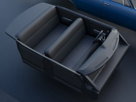 Dodge Polara Sedan 1969 3D Print Model