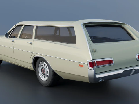 Dodge Polara Station Wagon 1969 3D Print Model
