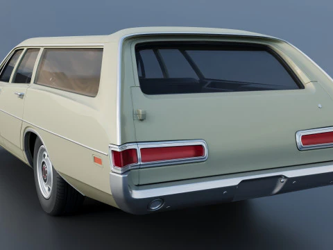 Dodge Polara Station Wagon 1969 3D Print Model