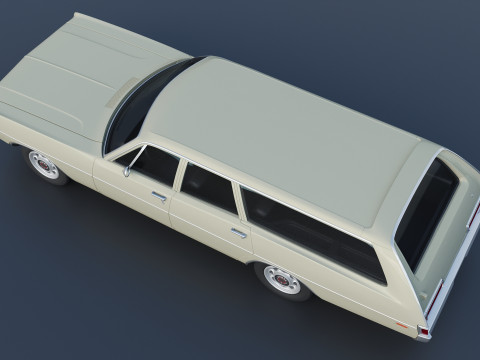 Dodge Polara Station Wagon 1969 3D 프린트 모델