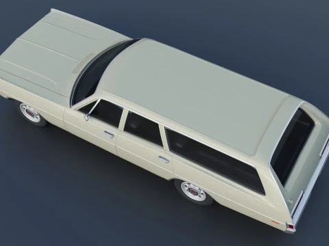 Dodge Polara Station Wagon 1969 3D Print Model