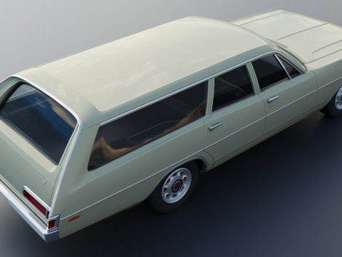 Dodge Polara Station Wagon 1969 3D 프린트 모델