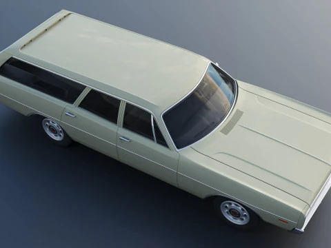 Dodge Polara Station Wagon 1969 3D Print Model
