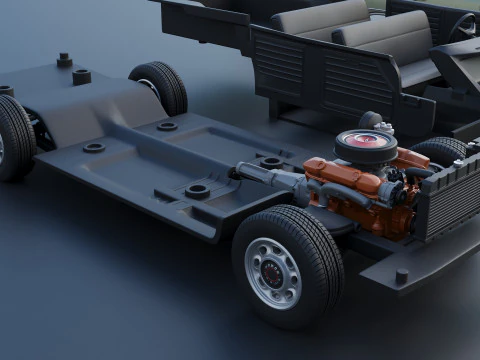 Dodge Polara Station Wagon 1969 3D Print Model