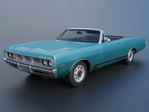 Dodge Polara Cabriolet 1969 3D printmodel