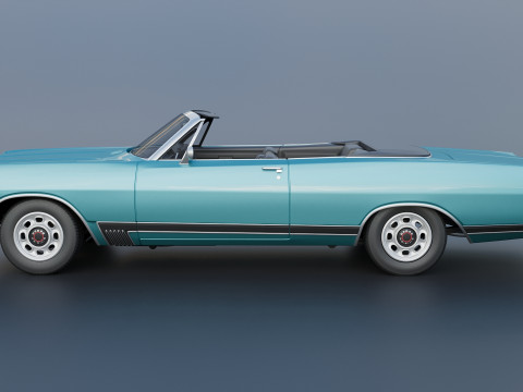 Dodge Polara Convertible 1969 3D 프린트 모델