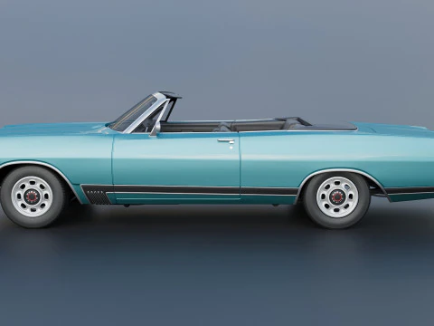 Dodge Polara Convertible 1969 3D Print Model