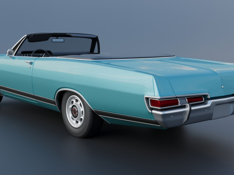 Dodge Polara Convertible 1969 3D 프린트 모델
