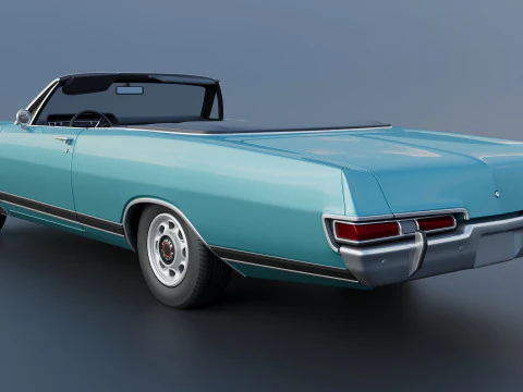 Dodge Polara Convertible 1969 3D Print Model