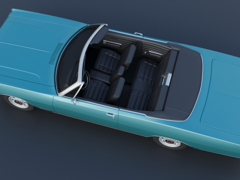 Dodge Polara Convertible 1969 3D 프린트 모델