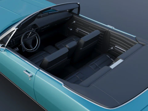 Dodge Polara Convertible 1969 3D Print Model