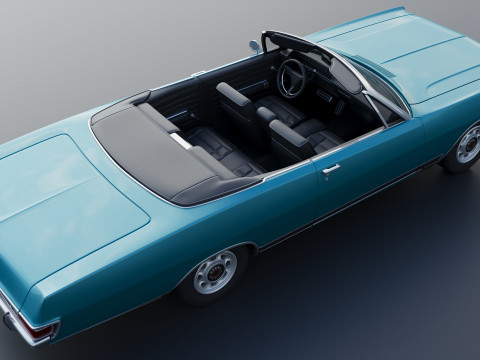 Dodge Polara Convertible 1969 3D 프린트 모델