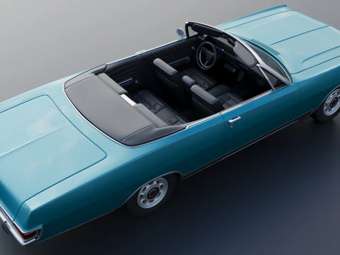 Dodge Polara Convertible 1969 3D Print Model