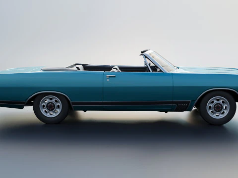 Dodge Polara Convertible 1969 3D Print Model