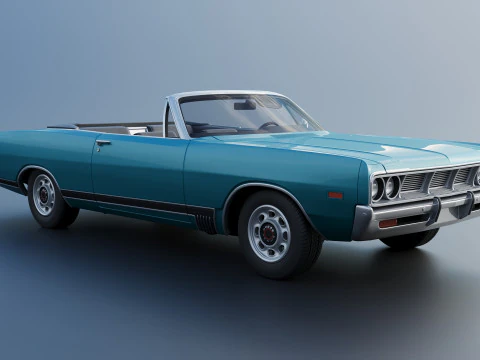 Dodge Polara Convertible 1969 3D Print Model