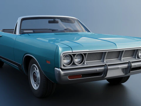 Dodge Polara Convertible 1969 3D Print Model