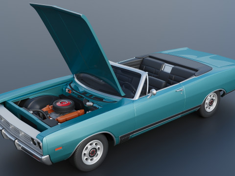Dodge Polara Convertible 1969 3D 프린트 모델