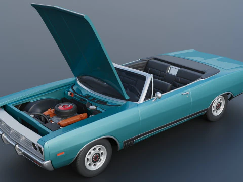 Dodge Polara Convertible 1969 3D Print Model