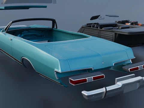 Dodge Polara Convertible 1969 3D Print Model