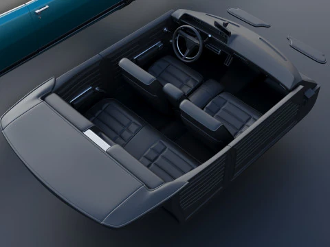 Dodge Polara Convertible 1969 3D Print Model