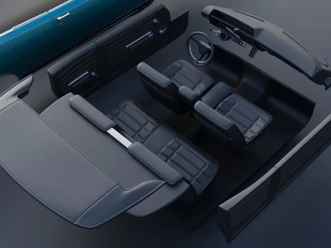 Dodge Polara Convertible 1969 3D Print Model