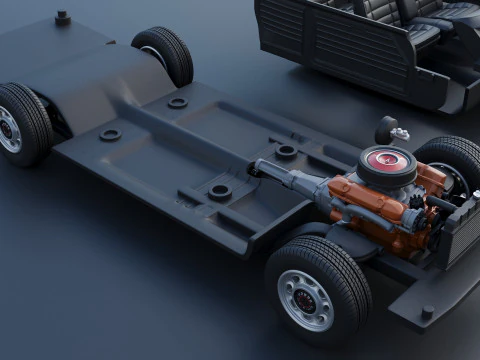 Dodge Polara Convertible 1969 3D Print Model