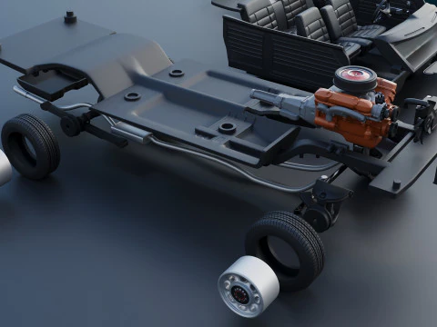 Dodge Polara Convertible 1969 3D Print Model