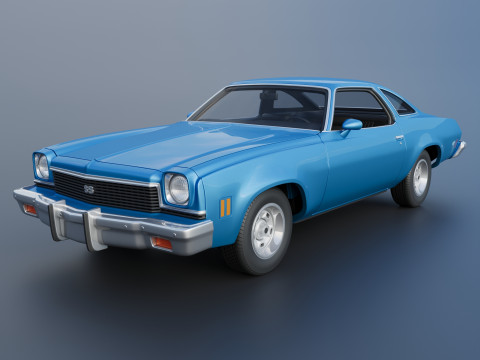 Chevrolet Chevelle 1973 3D Print Model