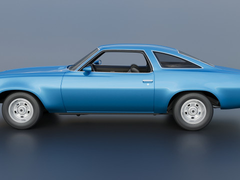 Chevrolet Chevelle 1973 3D 프린트 모델