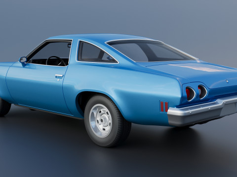 Chevrolet Chevelle 1973 3D 프린트 모델