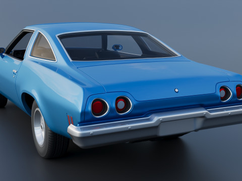 Chevrolet Chevelle 1973 3D 프린트 모델