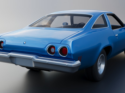 Chevrolet Chevelle 1973 3D 프린트 모델