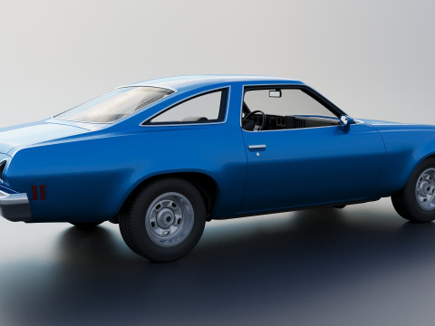 Chevrolet Chevelle 1973 3D 프린트 모델