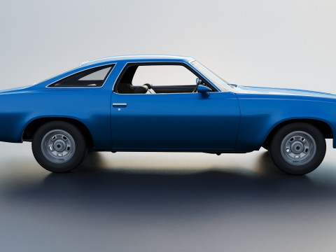Chevrolet Chevelle 1973 3D 프린트 모델