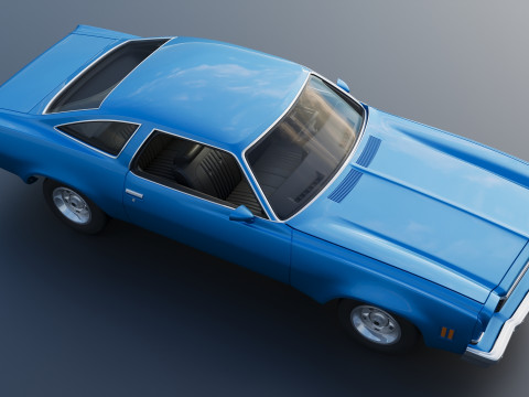 Chevrolet Chevelle 1973 3D 프린트 모델