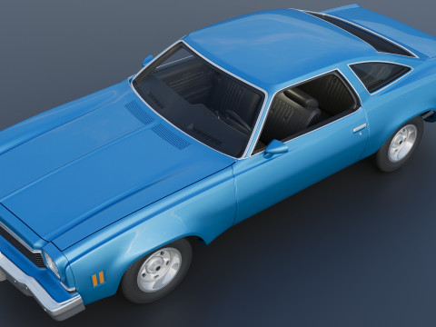 Chevrolet Chevelle 1973 3D 프린트 모델