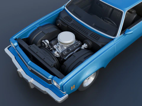 Chevrolet Chevelle 1973 3D Print Model