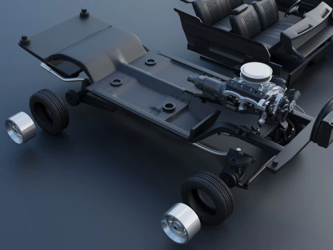 Chevrolet Chevelle 1973 3D Print Model