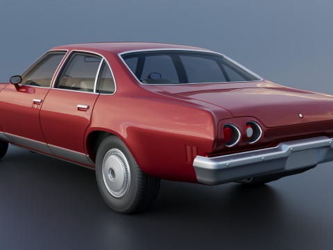 Chevrolet Chevelle Malibu Sedan 1973 3D प्रिंट मॉडल